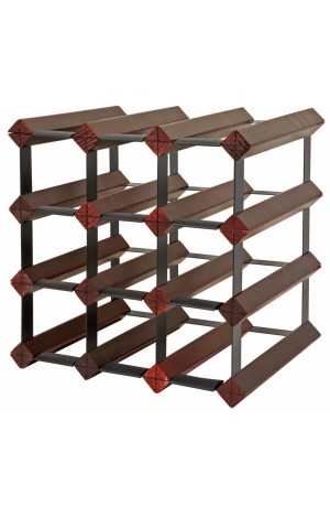 Raft lemn baituit 12 sticle