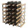 Raft lemn natur 30 sticle