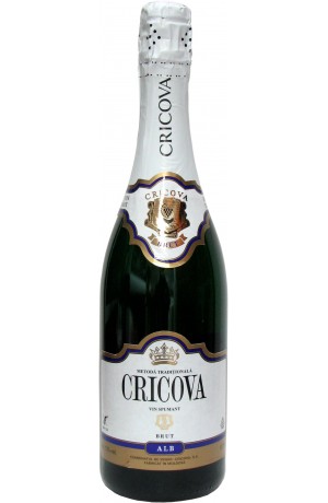 Spumant clasic CRICOVA alb 